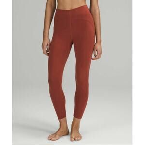 Lululemon InStill High Rise Tight 25” Cayenne Size 2 NWT Yoga Leggings Red